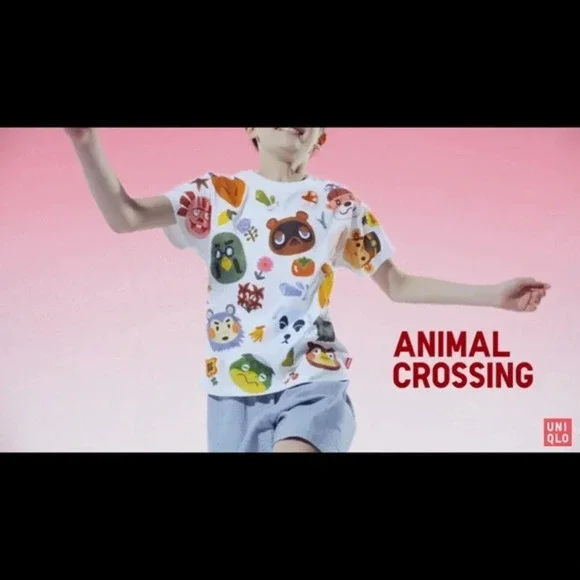 RARE Animal Crossing Nintendo x Uniqlo Tee